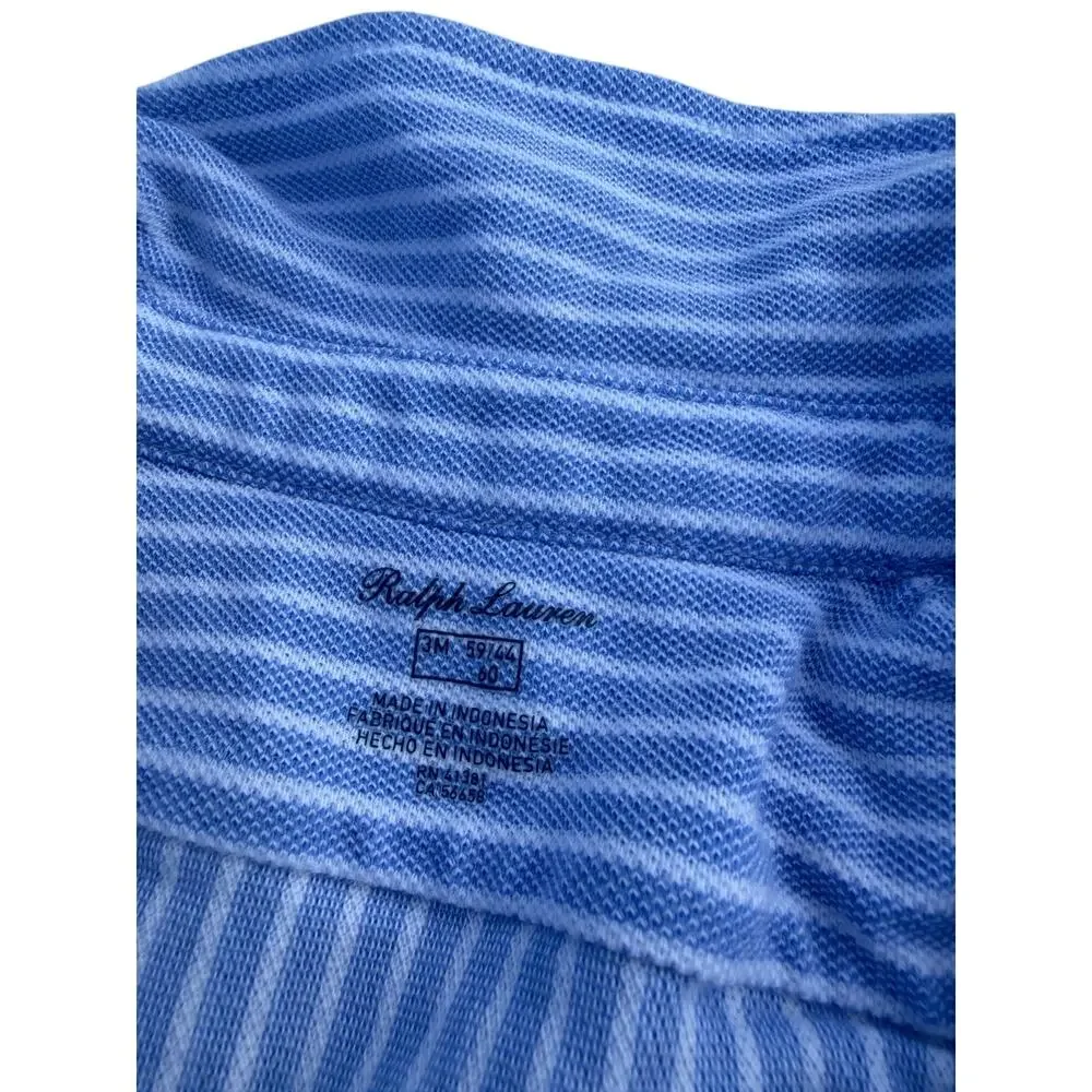 Ralph Lauren Striped Dress - Blue/White - Size 3 months